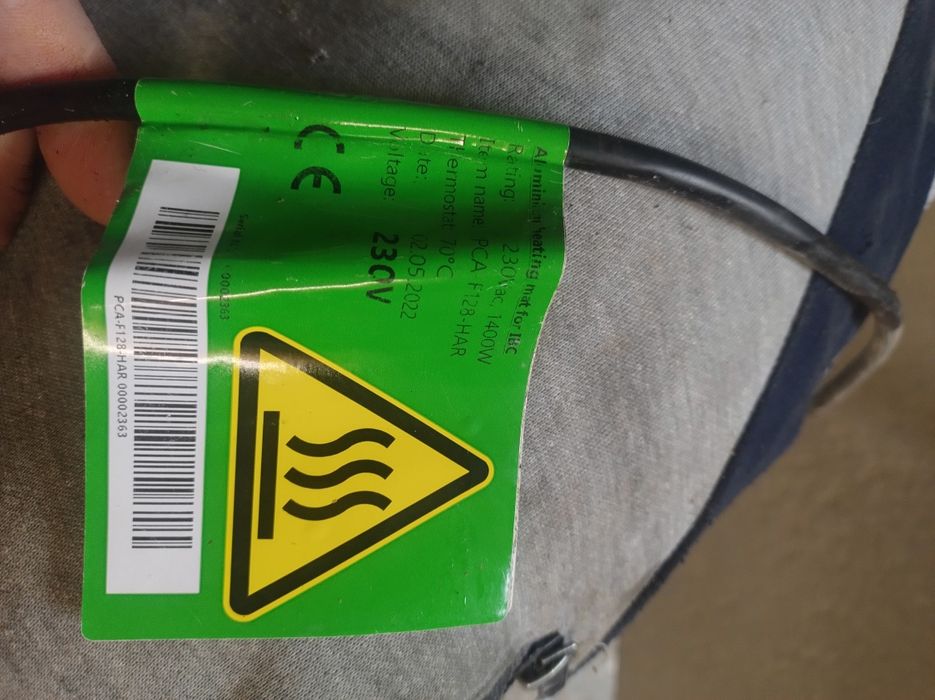 Mata grzewcza pod mauzer ibc paletopojemnik