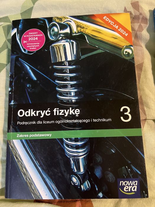Podręcznik Odkryć fizykę (nowa era) klasa 3 JAK NOWY
