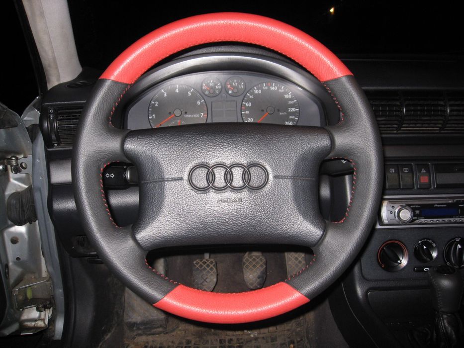 Перетяжка руля в кожу