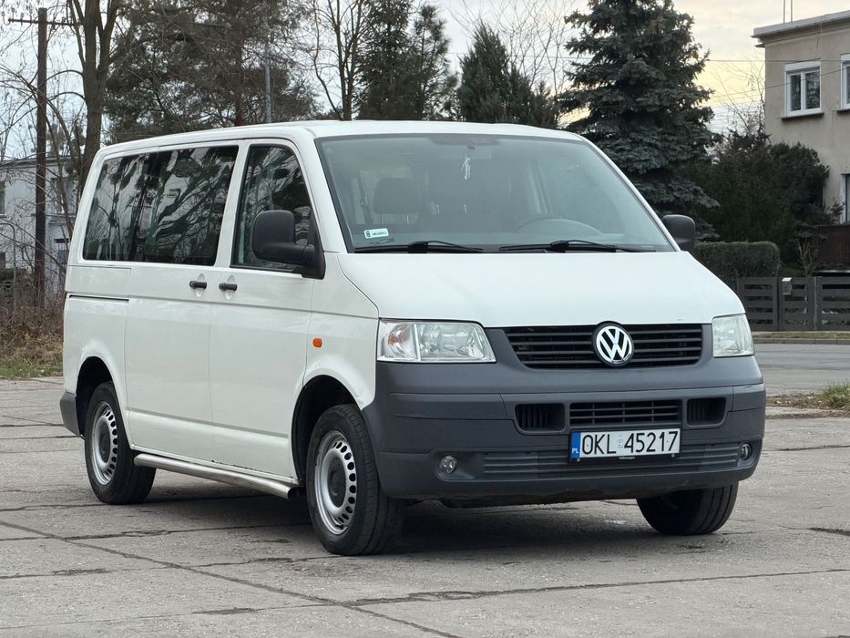 Volkswagen Transporter Caravelle 2.5TDI 131KM 2008r 8 osób webasto komputer pokładowy