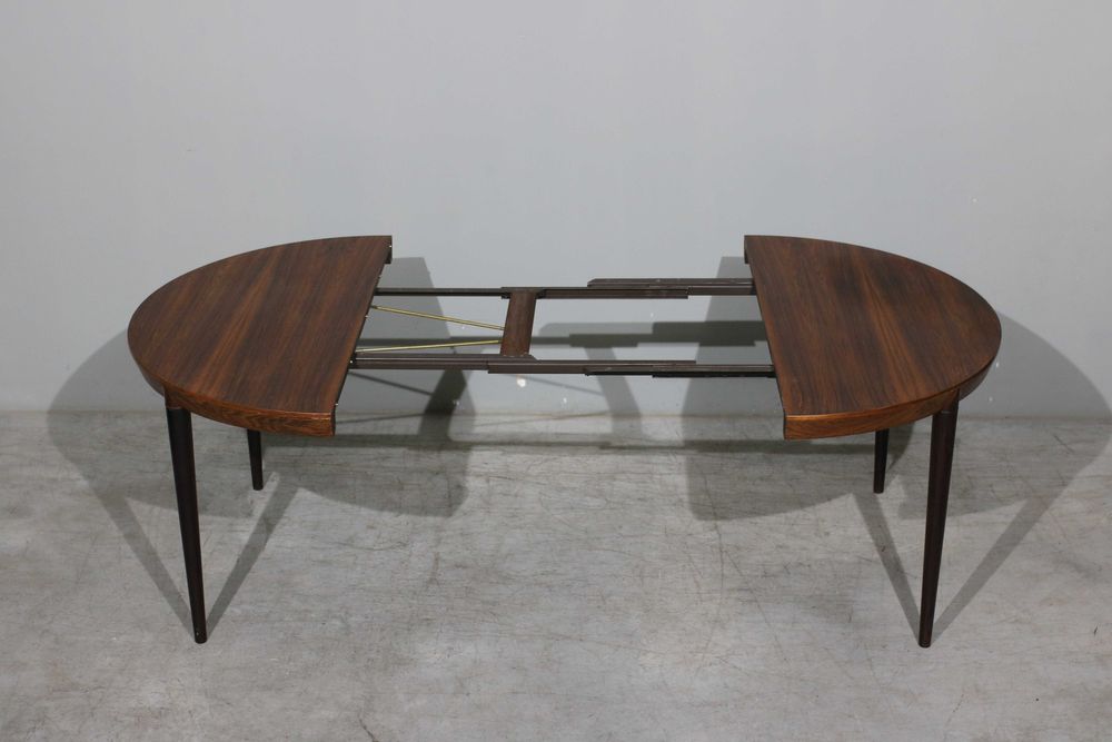 Mesa de jantar redonda Severin Hansen em pau santo | Meados do Século