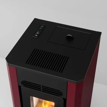 Пелетний обігрівач піч, камін KARIN 9 Bordeaux від LVZ виробник Італія