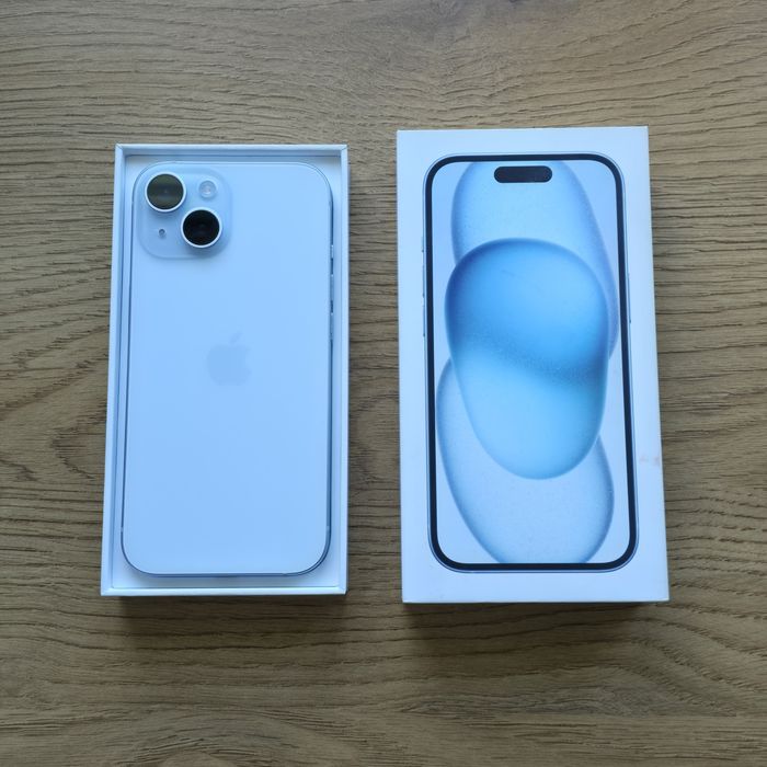 iPhone 15 Blue – Stan perfekcyjny | Oled | Face ID