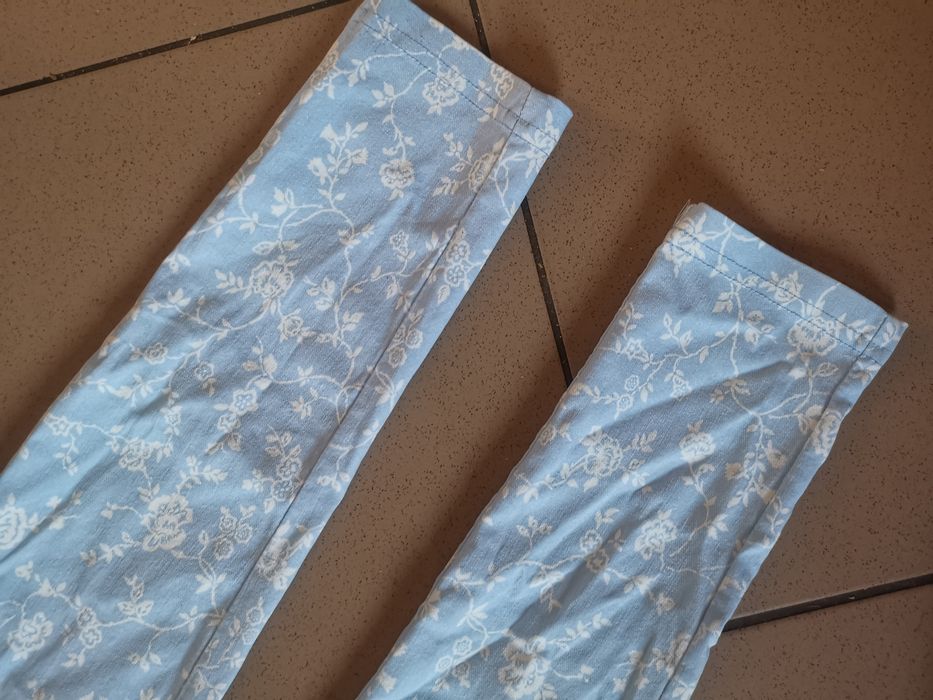 Spodnie materiałowe rurki jegginsy dopasowane gumka w pasie wysoki sta