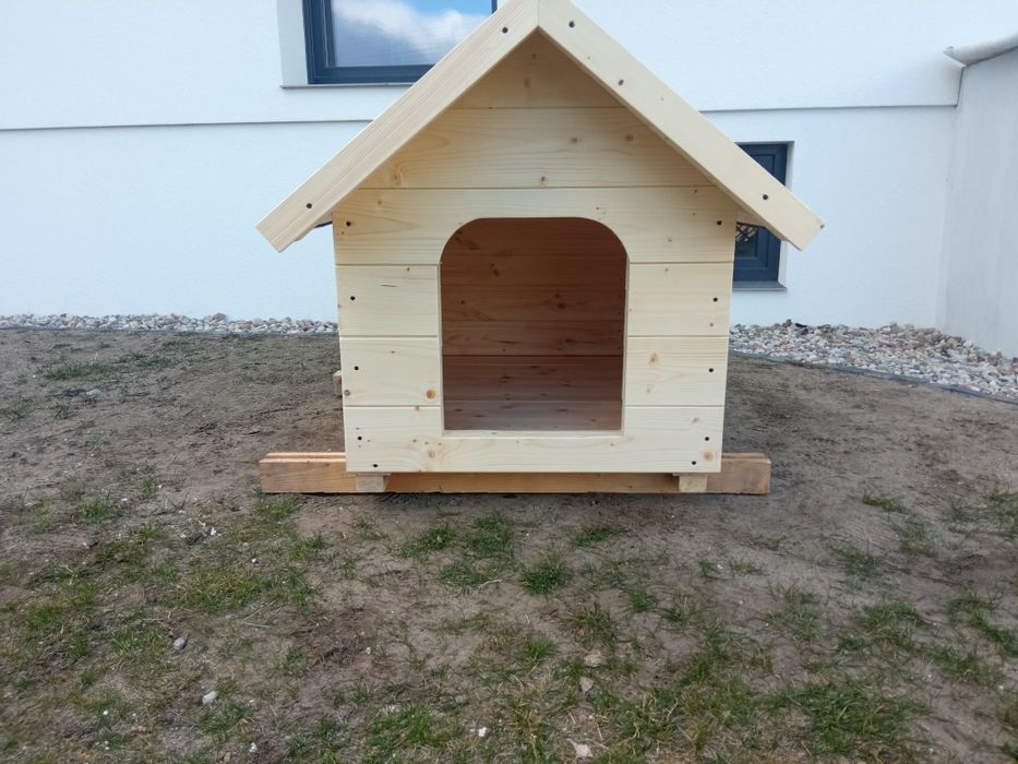 Duża nowa buda dla psa