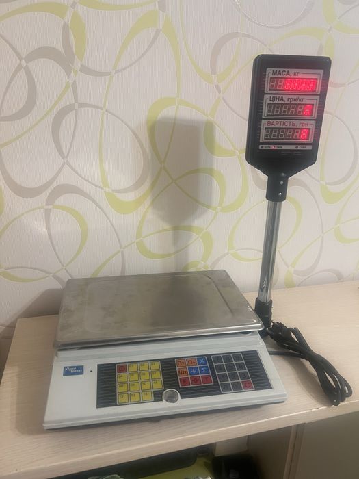 Ваги торгові  Промприлад ВТА-60/15-5D-AC