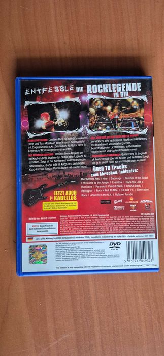 Guitar Hero III: Legends of Rock PS2