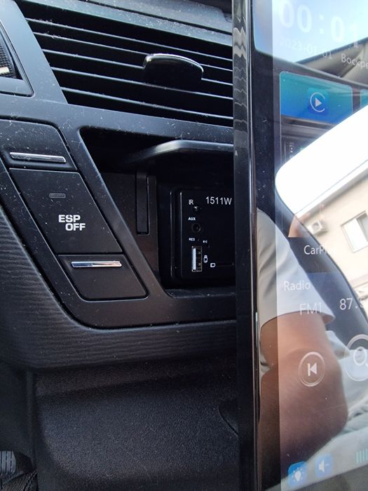 1din Android auto, carplay магнитола 13 android tesla 13.4 дюйма