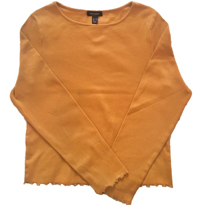 кофта свитшот топ new look s винтаж альт лонгслив реглан кроптоп