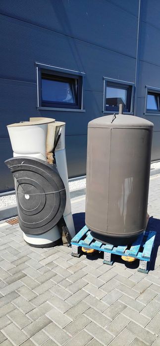 Bufor kombinowany 600 / 400 L wężownica CWU nierdzewna solar