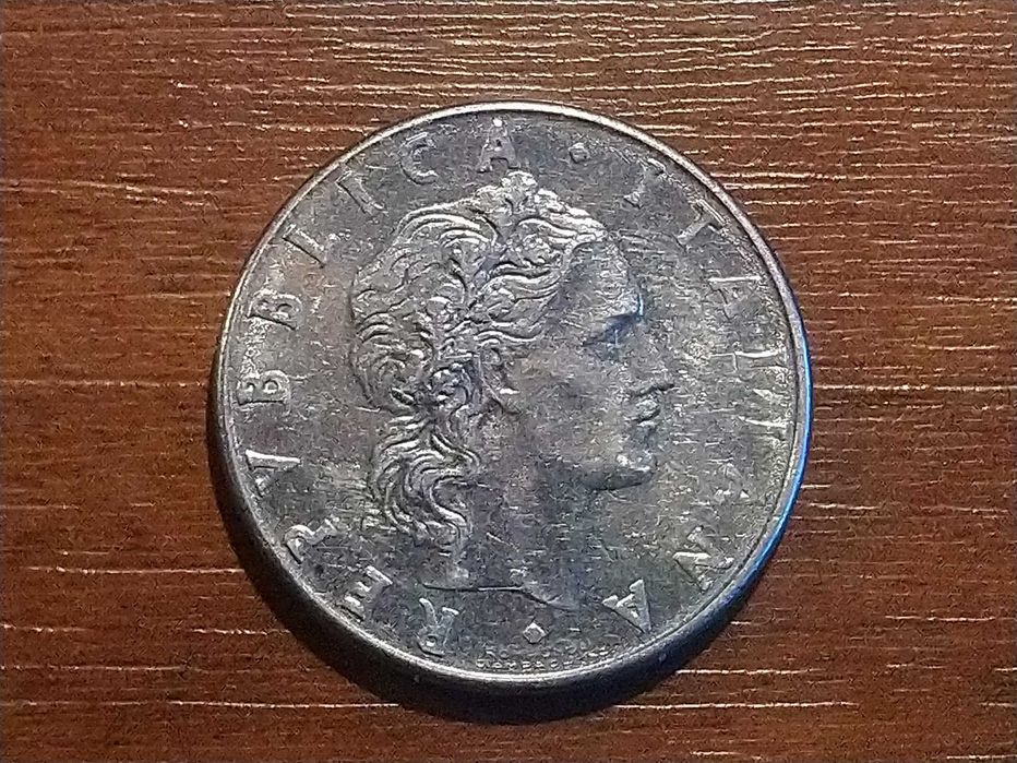 Moneta 50 lire 1978.