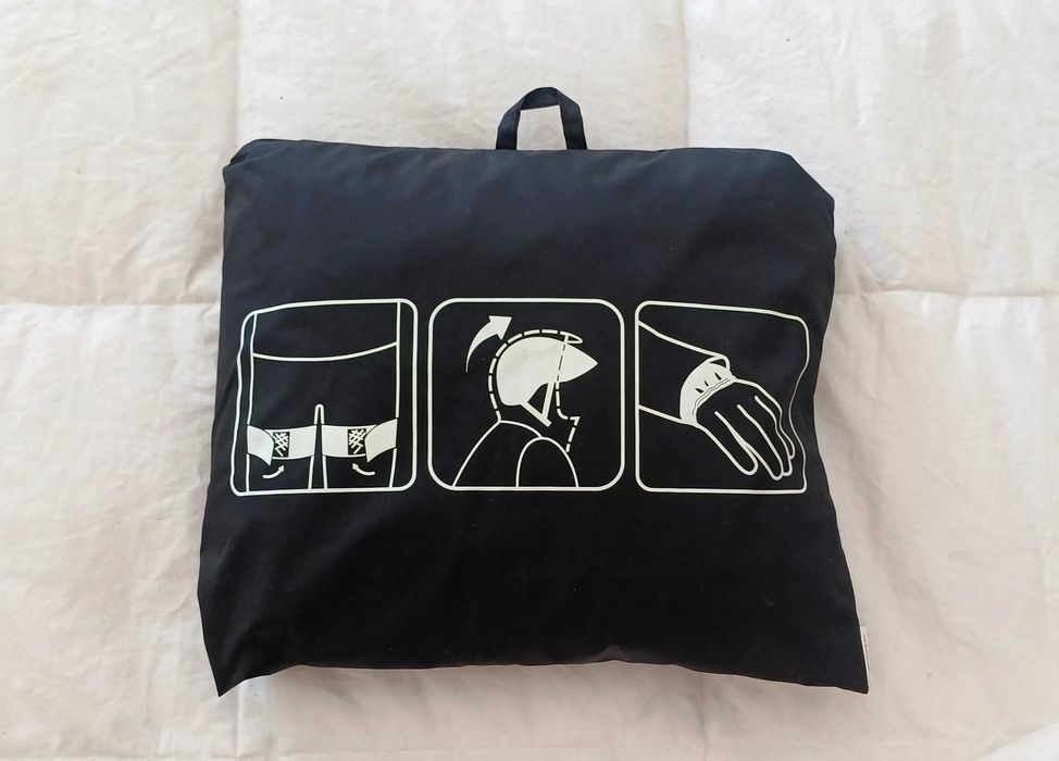 Poncho / Capa neon c/ refletores Impermeável - NOVA