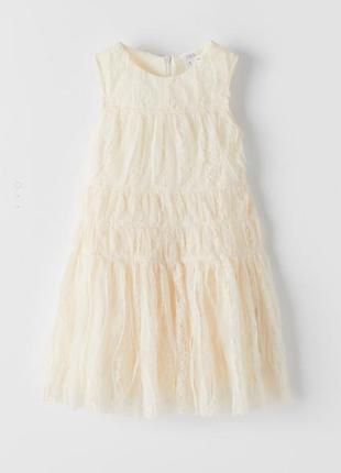 Крута сукня Zara для дівчинки