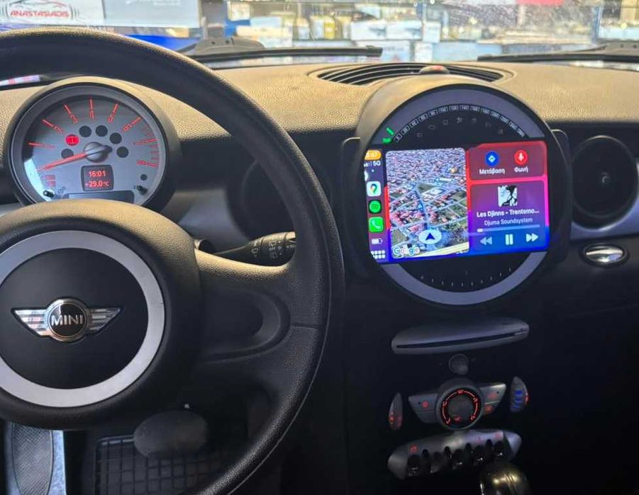 (NOVO) Rádio 2DIN 9" • MINI Cooper • (2006 a 2015) • Android [4+64GB]