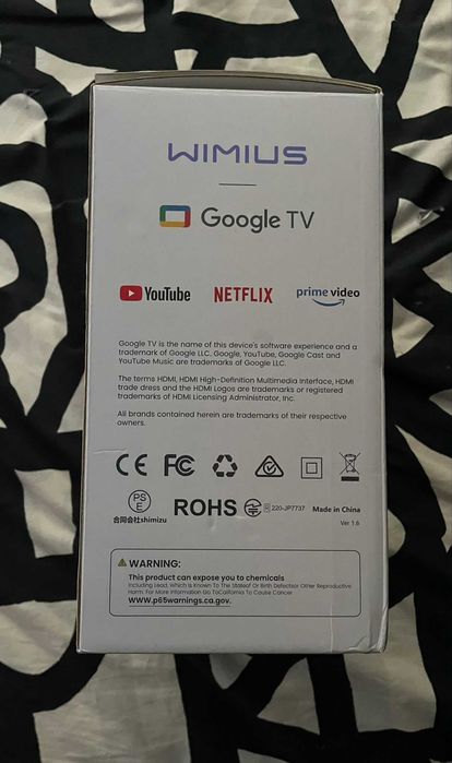 Projetor wimius Google tv