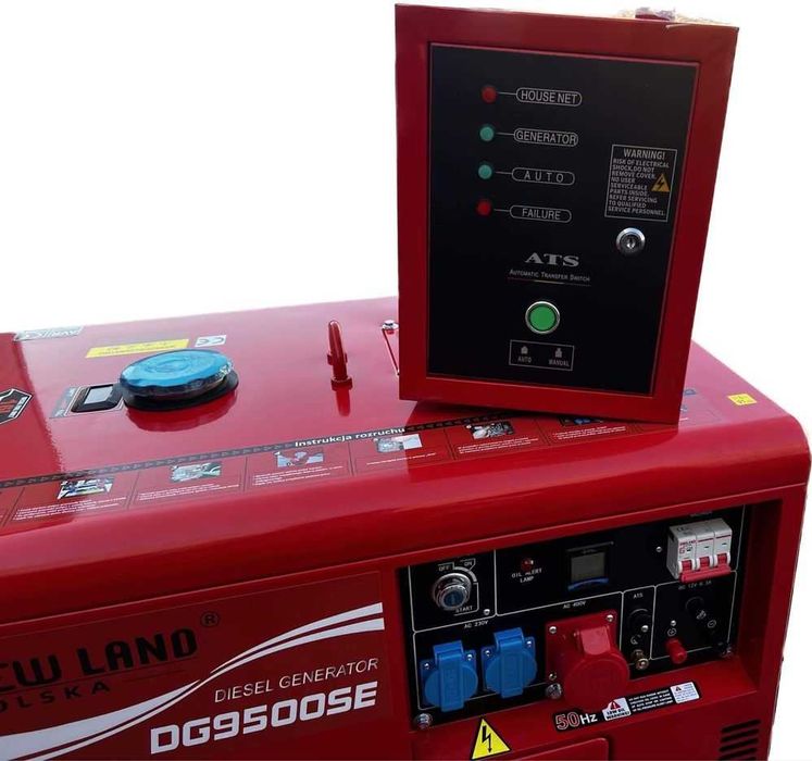 Agregat prądotwórczy 9.5 kva 7.5 kw  Promocja !