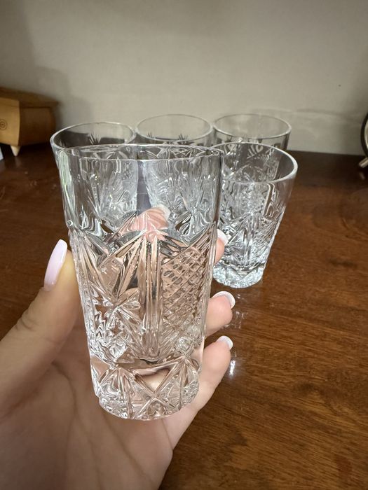 Стакани кришталеві