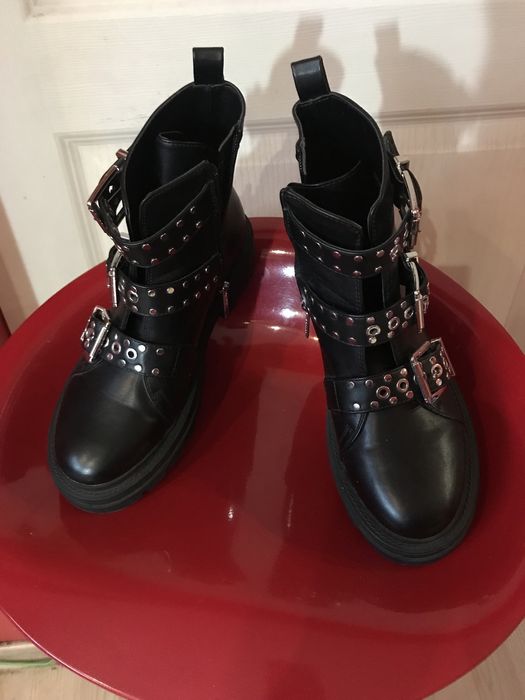 GUESS  САПОГИ  Ботинки Кожа 100% Пересылаю по Украине