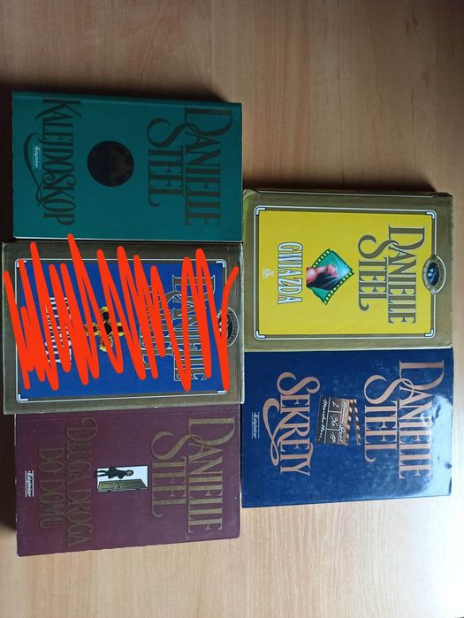 Danielle Steel - zestaw czterech książek