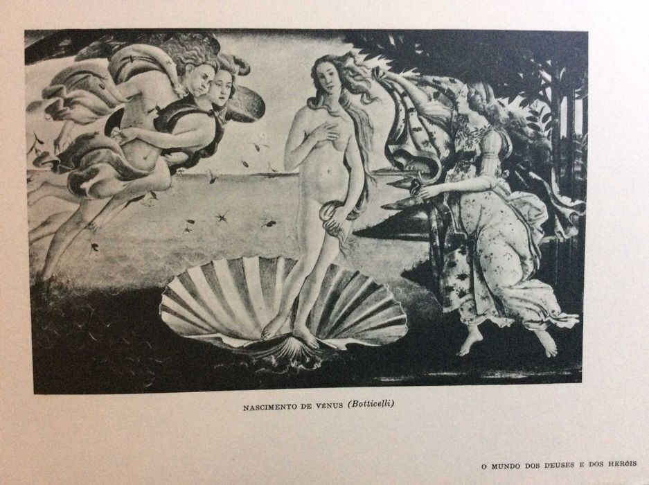 O mundo dos Deuses... Estampa do ano 195? Ver descrição da imagem/s