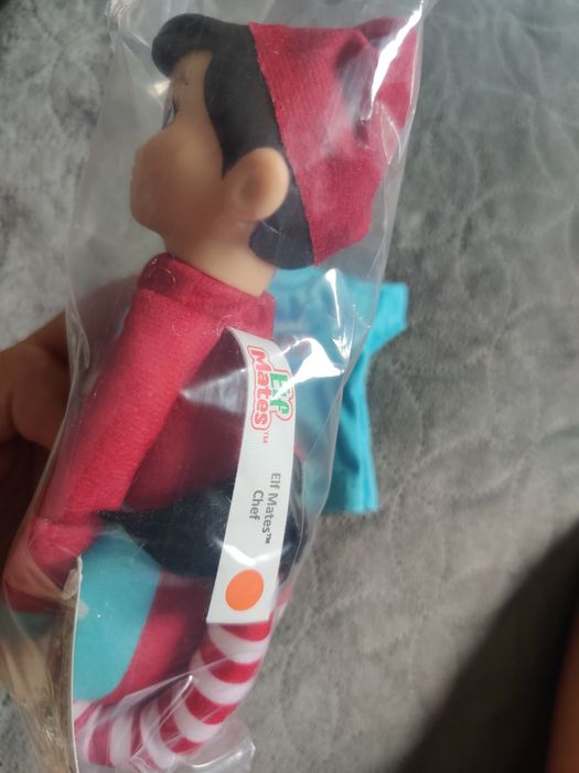 Elf on the shelf, elf mates brunet z koszulką