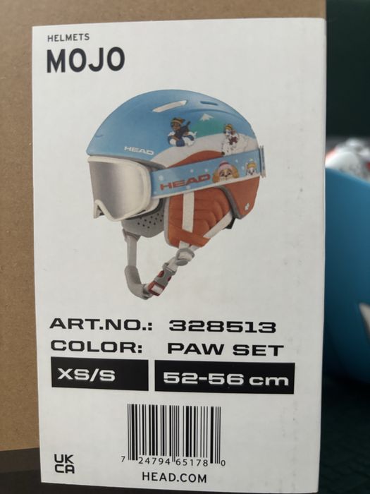 Kask narciarski dziecięcy Head Psi Patrol XS/S + gogle