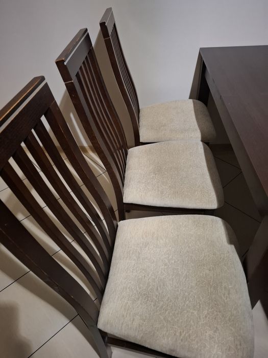 Stół 130/60cm +6 krzeseł