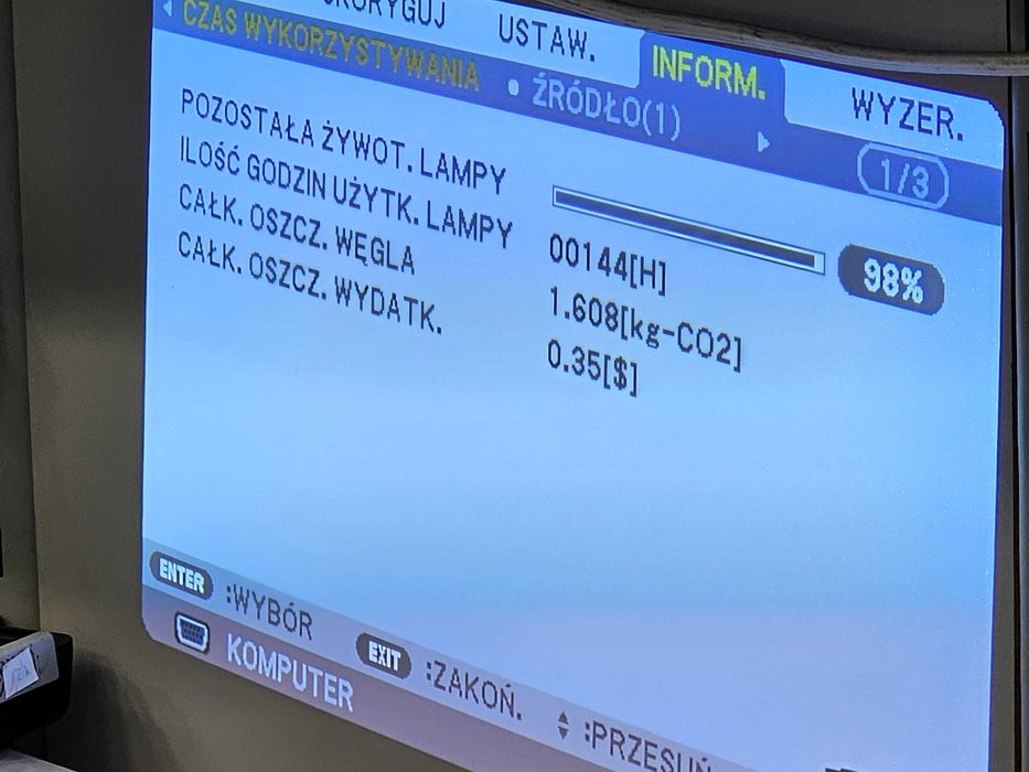 Projektor DLP NEC NP-V260G * Komis Madej Gorlice
