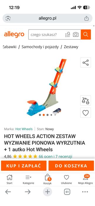 Woh Wheels wyrzutnia