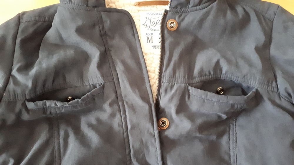 Casaco azul Pull & Bear. Tam M