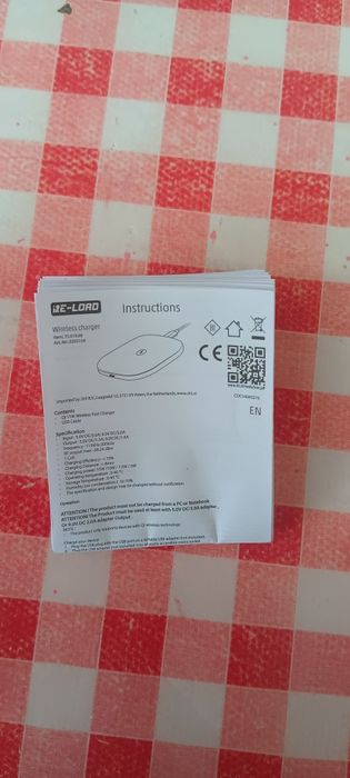 Re-load wireless charging pad