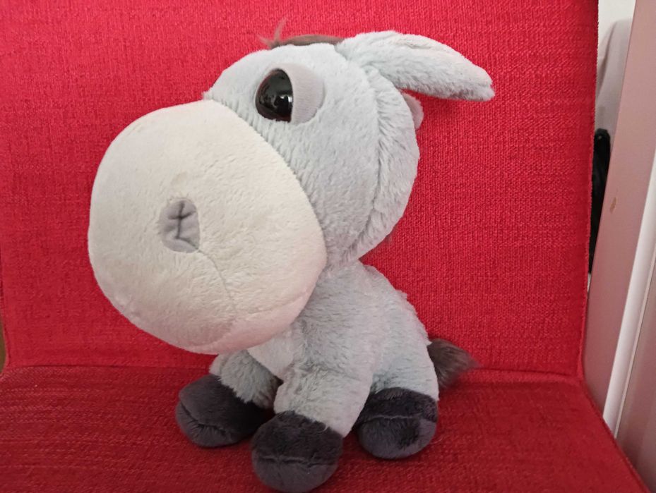 Peluche médio Burrinho da Big Headz 24cm