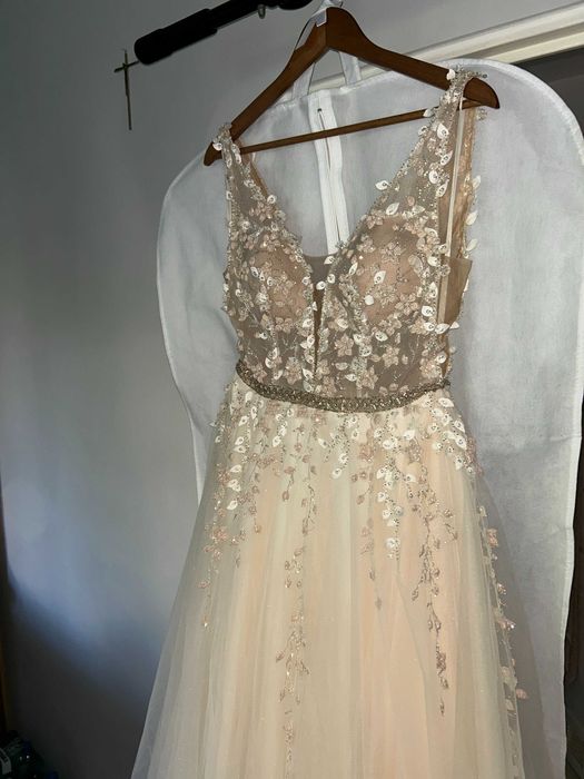 Suknia ślubna Elizabeth Passion E-4860 r. 38 oryginalna błysk Kraków