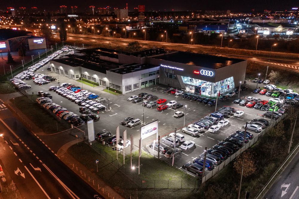 Porsche Poznań Franowo - Salon Audi top banner