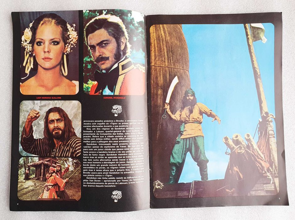 Antiga Revista ~ "SANDOKAN" ~ Nova Gente Especial ~ 1976