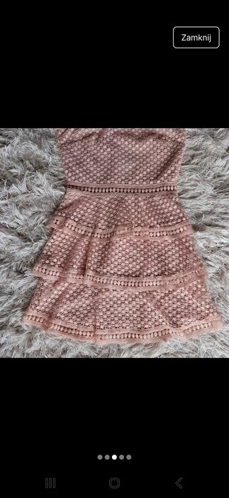 Sukienka ażurowa xs
