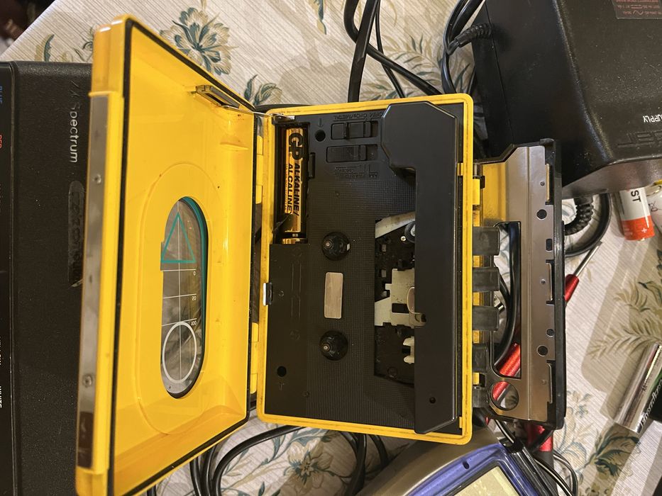 Galaxy and Walkman Game Console with Cassettes and Radio64737948172547124