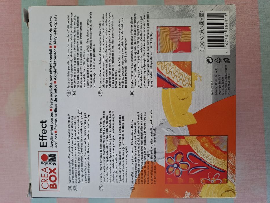 Pasta acrílica para efeitos - Marabu