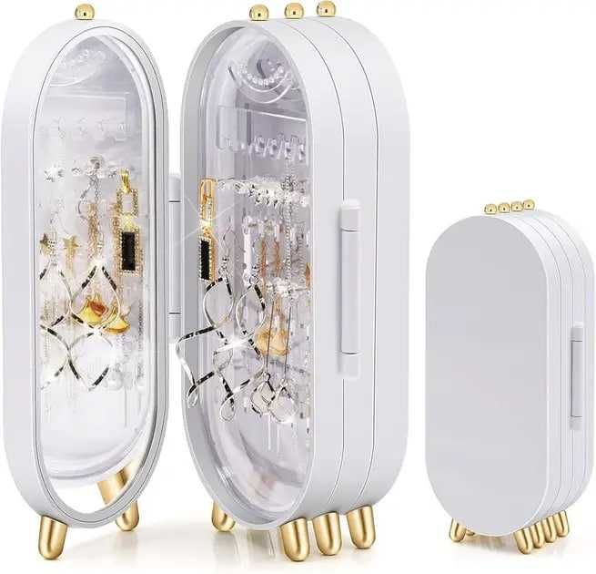 Шкатулка для украшений с зеркалом Органайзер-бокс для бижутерии