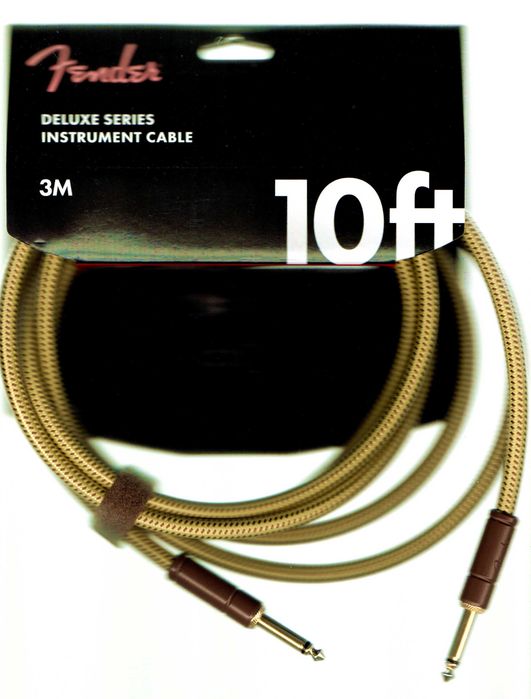Fender * Deluxe * Cable 3m Tweed - cabo para instrumento Qualidade superior
