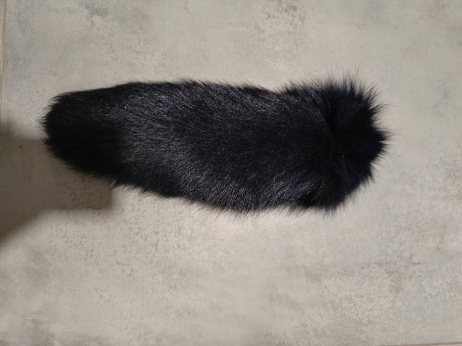 Ogon z lisa/Naturalny.Idealna zawieszka lub brelok do torebki!