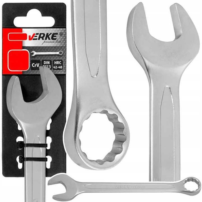 Klucz Płasko Oczkowy CRV 22mm VERKE PREMIUM