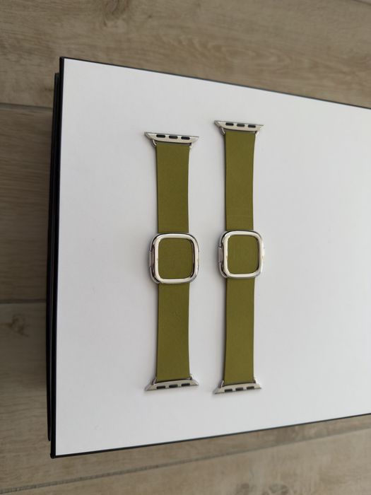 Apple Modern M L FineWoven Buckle MXW73ZM/A Apple Watch 41mm Chartreuse