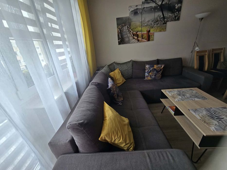 Narożnik w bardzo dobrym stanie kolor grafit 250/250 cm