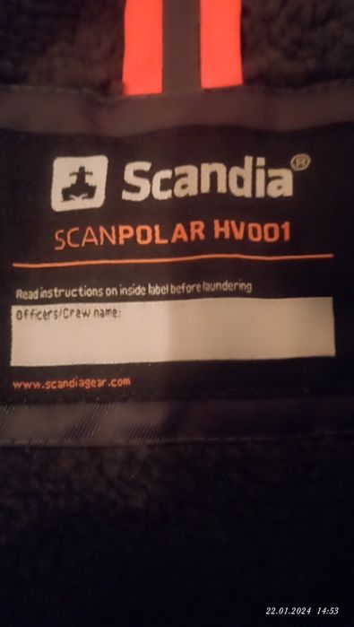 Рабочая мужская зимняя куртка, оригинальная  Scandia Scanpolar HV 001