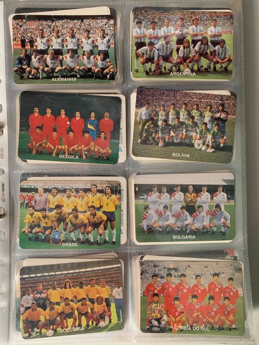 Calendários Antigos de Futebol - Seleções Nacionais (preço unitário)
