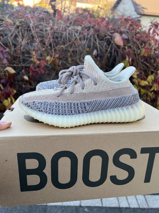Adidas Yeezy Boost 350 V2 Ash Pearl sneakersy niskie brązowe 37 1/3