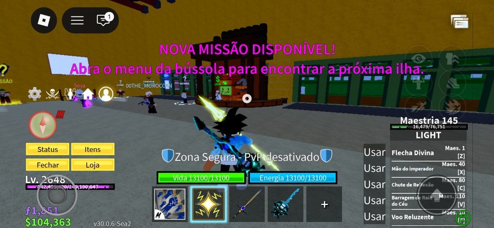 Conta blox fruits