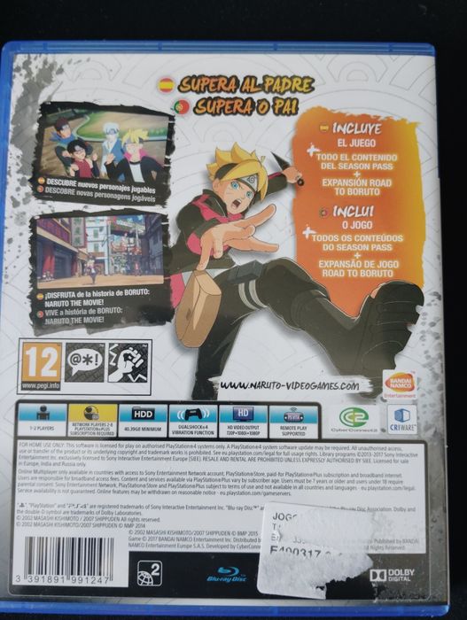 Jogo PS4 Naruto Shippuden Ultimate Ninja Storm 4