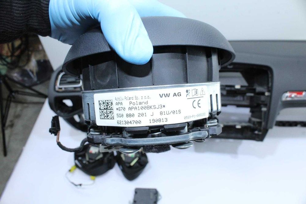 Kit airbag vw golf 7, tablier, volante, cintos Eiras E São Paulo De